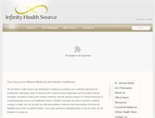 Tablet Screenshot of infinityhealthsource.com